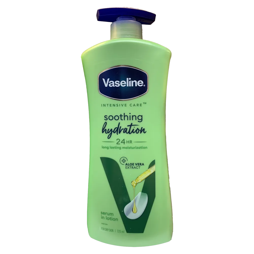 لوسیون بدن وازلین مدل Soothing Hydration حجم 725 میلی لیتر
