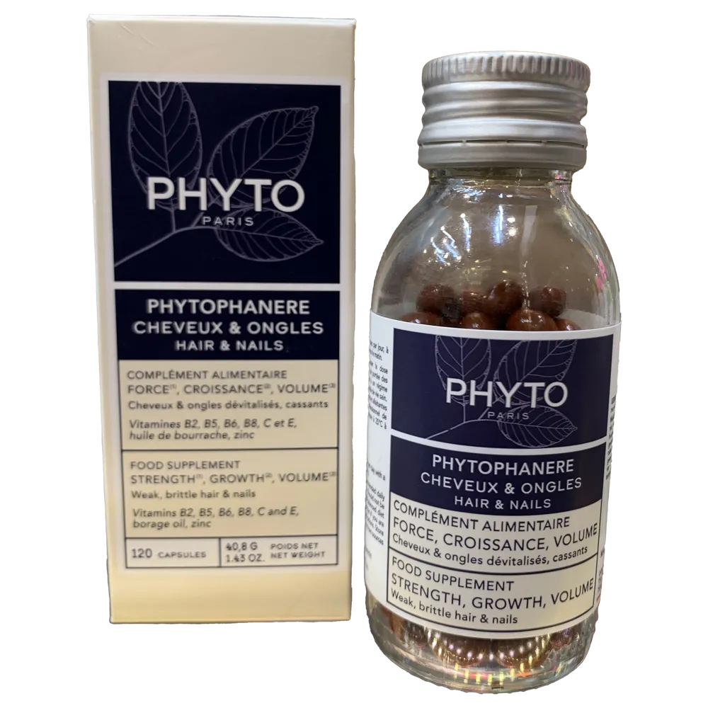 کپسول مکمل تقویت کننده مو و ناخن فیتو فانر (Phyto Phytophanere) بسته 120 عددی