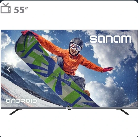 تلویزیون صنام 55 اینچ کیو مدل SQL-55M2820 (U) (GR) (پس کرایه)جدید