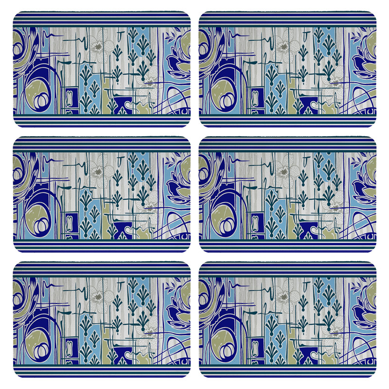 زیربشقابی طرح کلاسیک کد 9131 بسته 6 عددیجدید