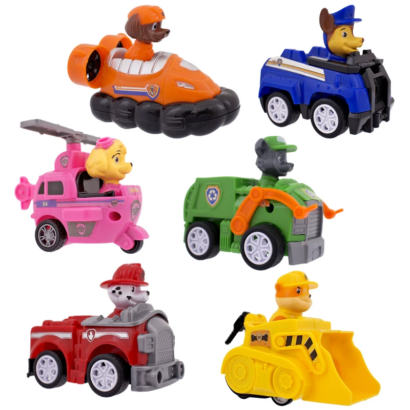 ماشین سگهای نگهبان 6 عددی عقبکش (مجموعه Paw Patrol) آیتم 66