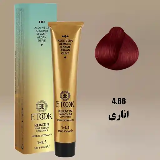 رنگ مو اناری ایتوک 4.66
