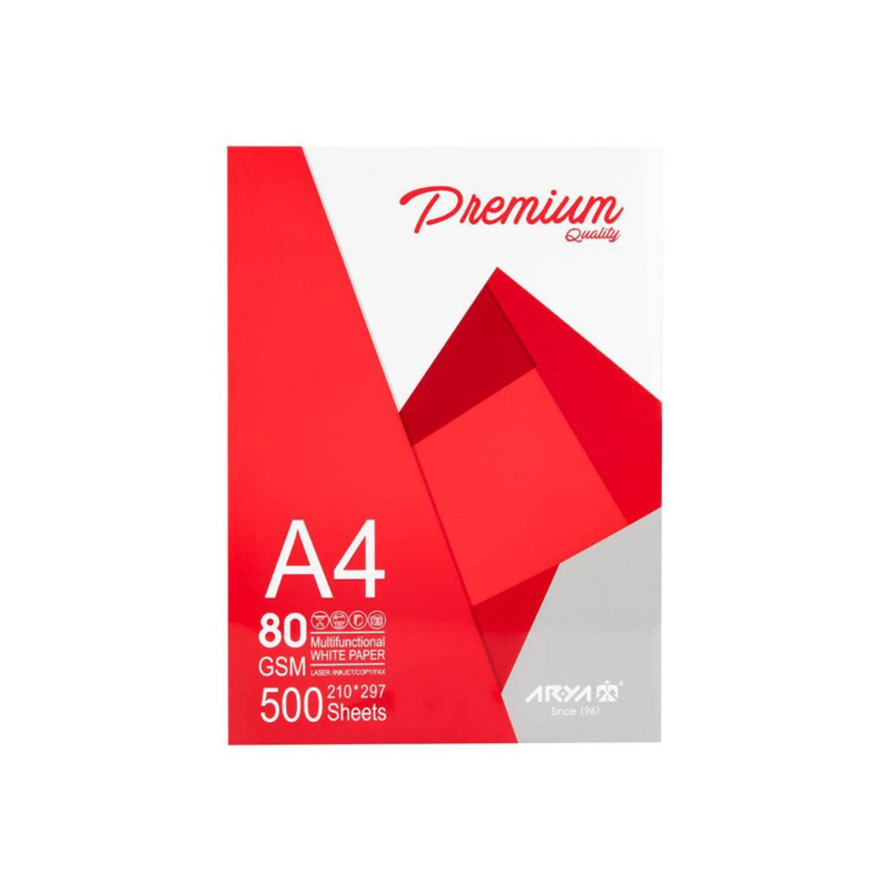 کاغذ A4 آریا مدل پریمیوم بسته 2500 عددیجدید