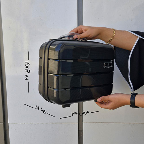 چمدان ارایشی فایبر مارک Rapido کد 7018 (پس کرایه)جدید