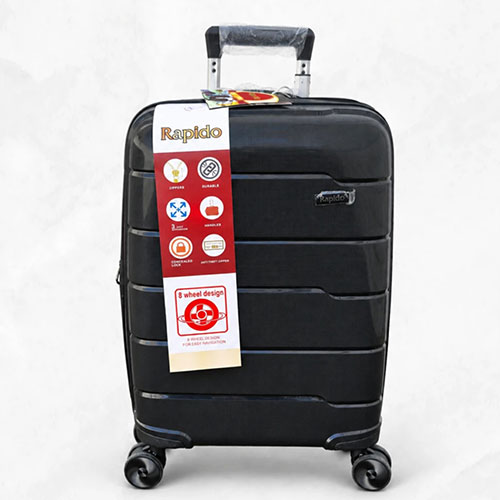 چمدان فایبر سایز بزرگ مارک Rapido کد 7015 (پس کرایه)جدید
