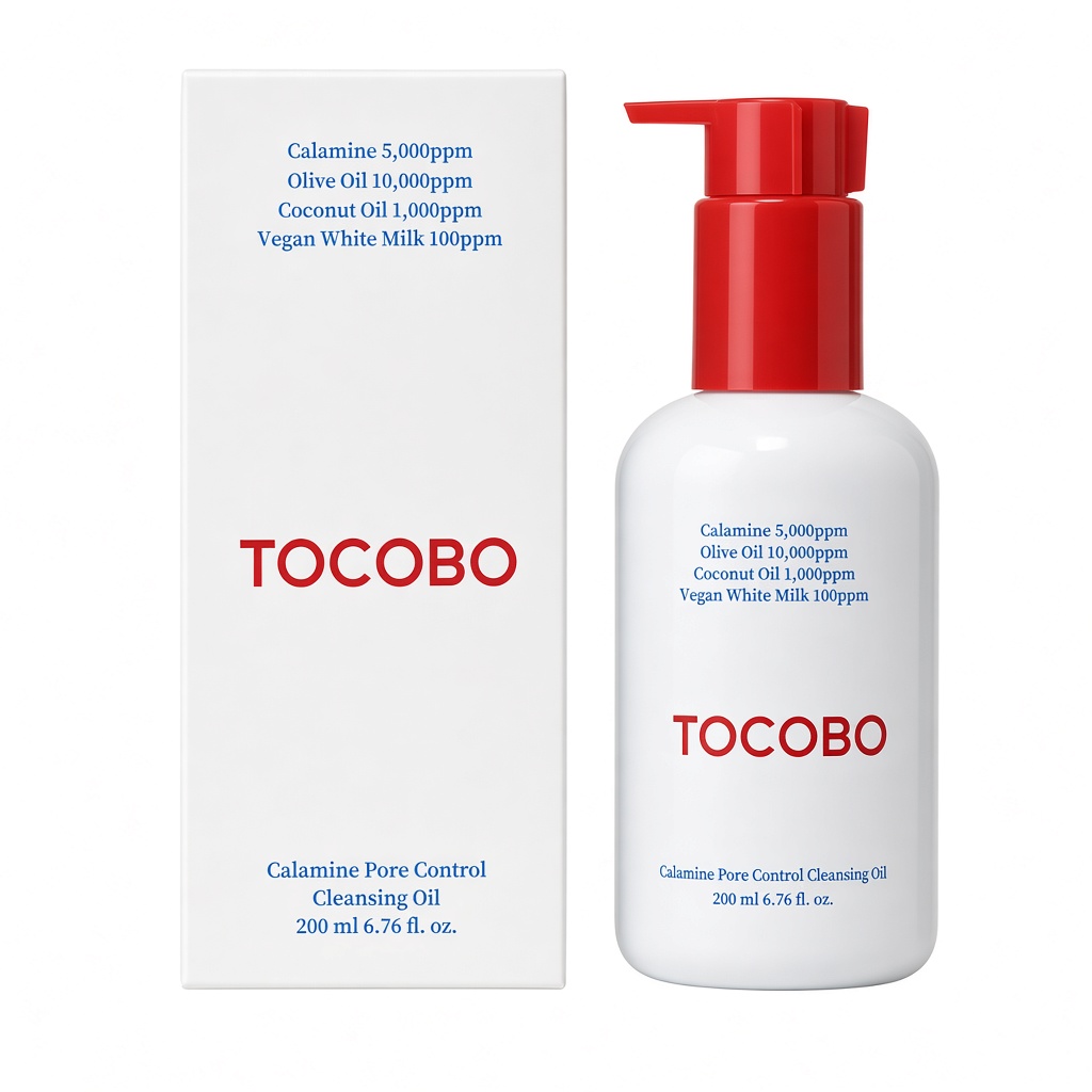 روغن پاککننده کنترل منافذ توکوبو با کالامین (TOCOBO Calamine Pore Control Cleansing Oil)