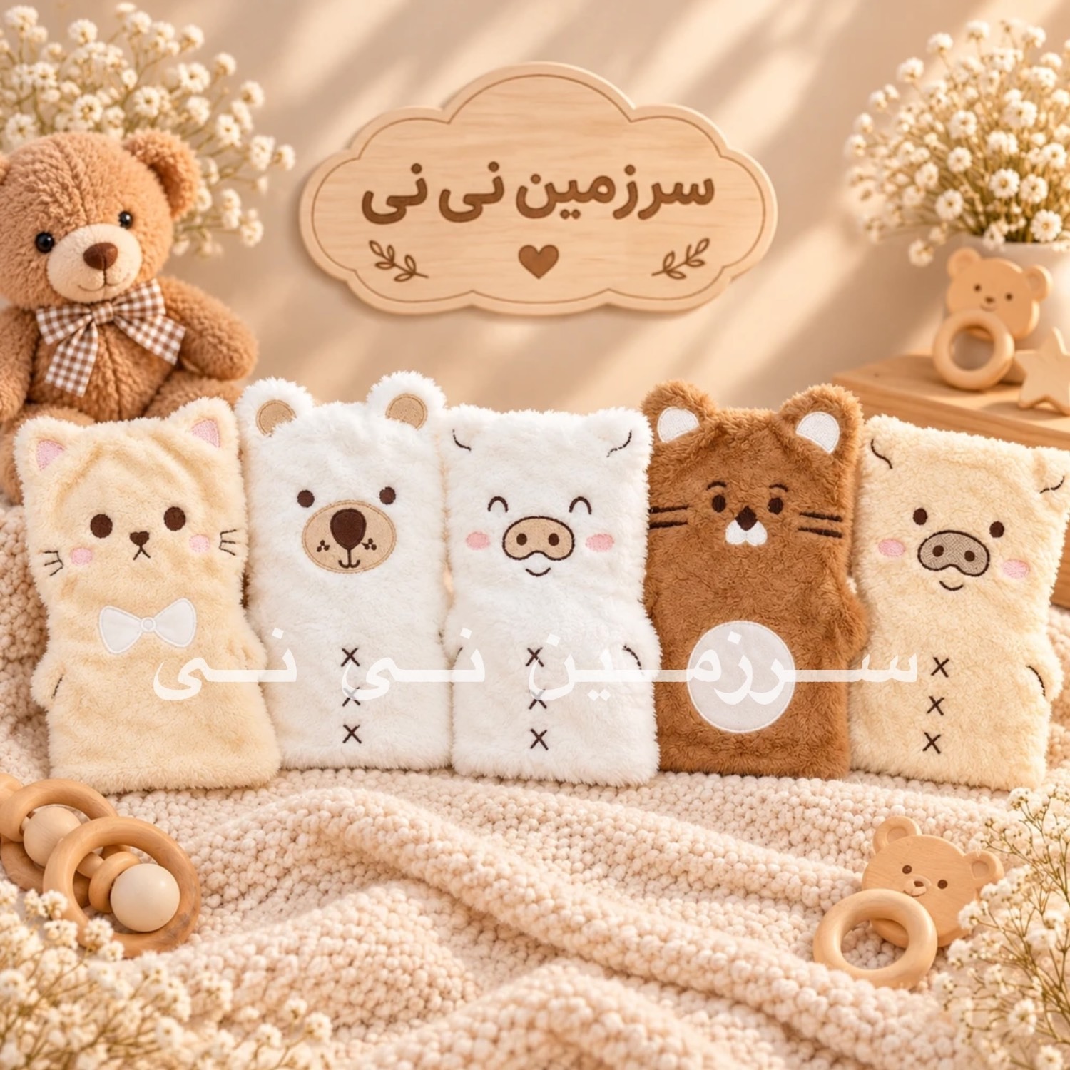 لیف حمام کودک خیلی نرم 0+ ماه بیبی سیسوجدید