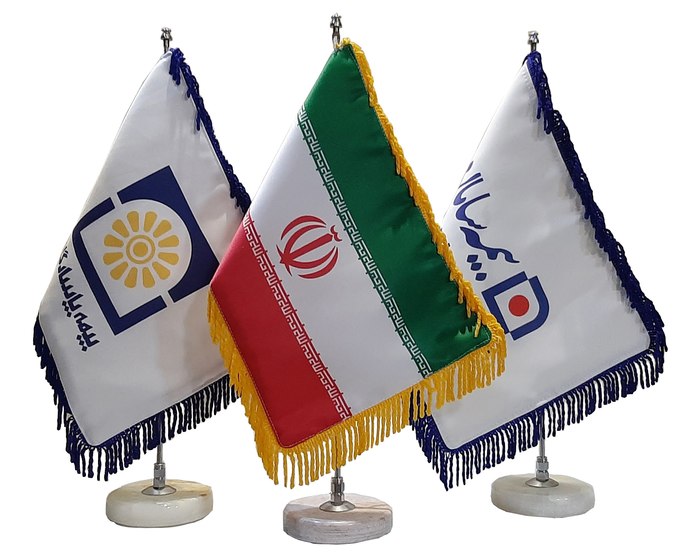 پرچم رومیزی لوگو شرکتی با ریشهجدید