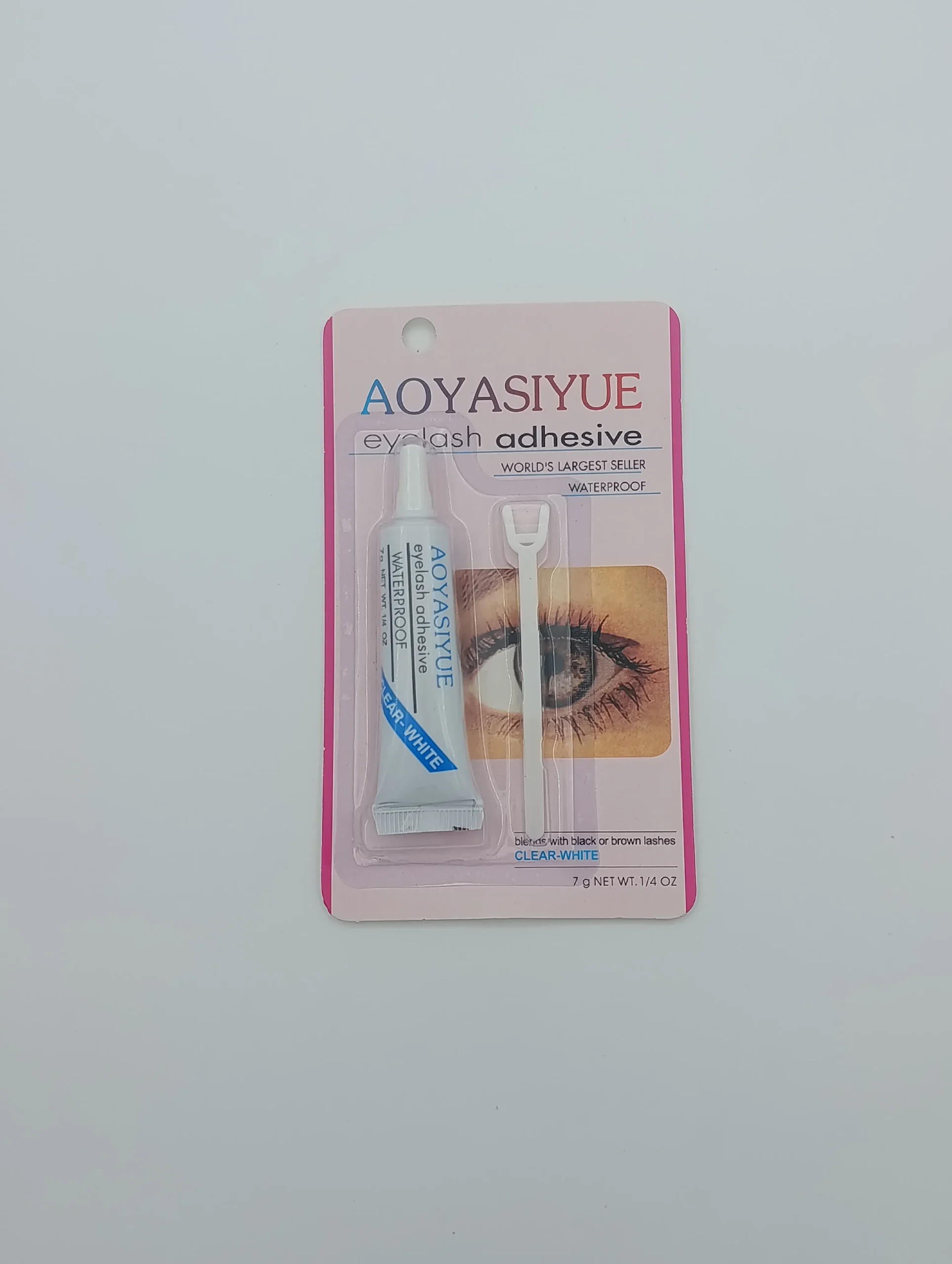 چسب مژه ضد آب بی رنگ آویاسیو AOYASIYUE | ماندگاری بالا تا 1 هفته، بدون سفیدک و تیوپی