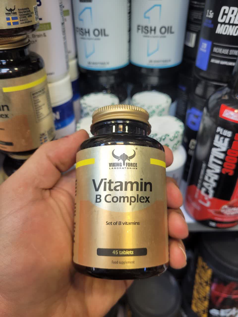 ویتامین ب کمپلکس وایکینگ 45 عددی اصل | Viking B-Complex 45 Tablets