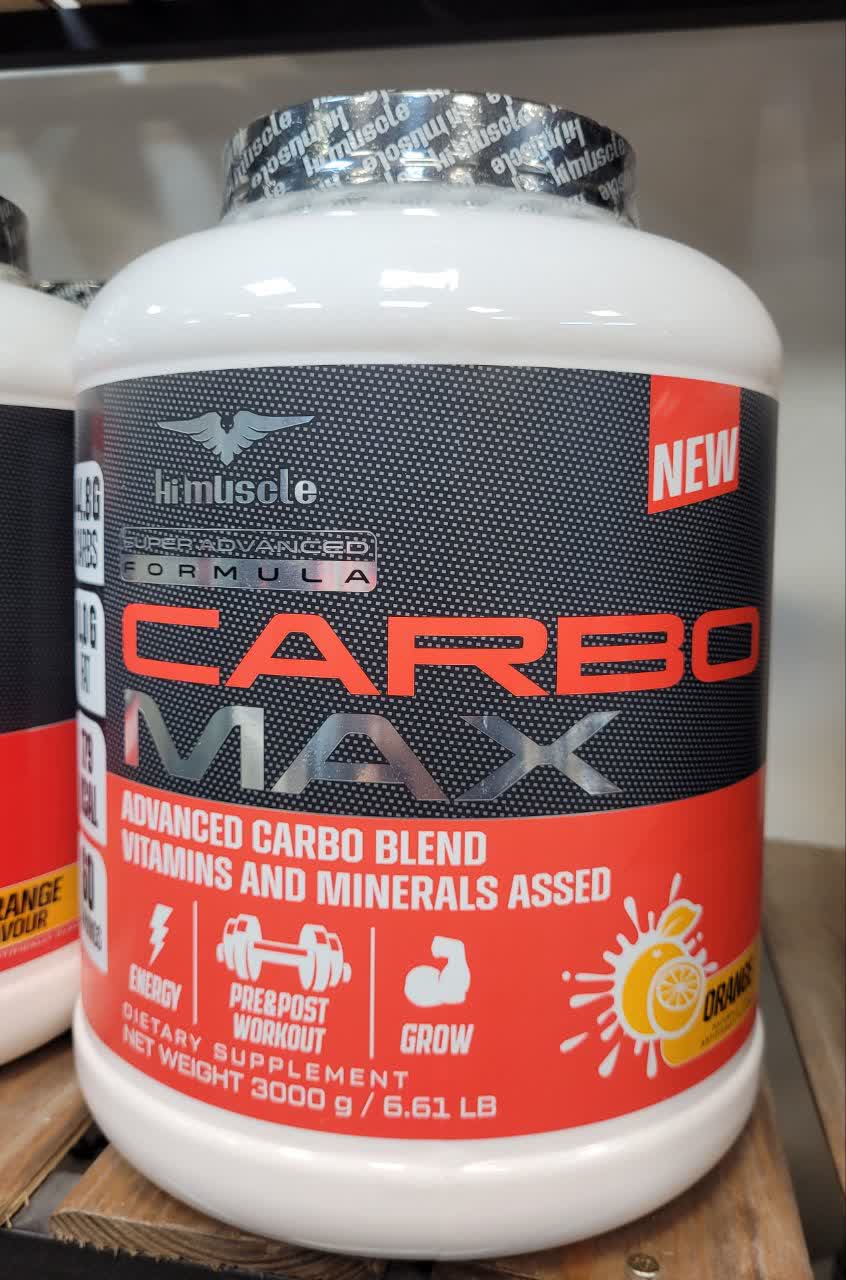 کربو مکس های مسل 3 کیلوگرم پرتقالی اصل | Hi Muscle Carbo Mass 3kg Orange