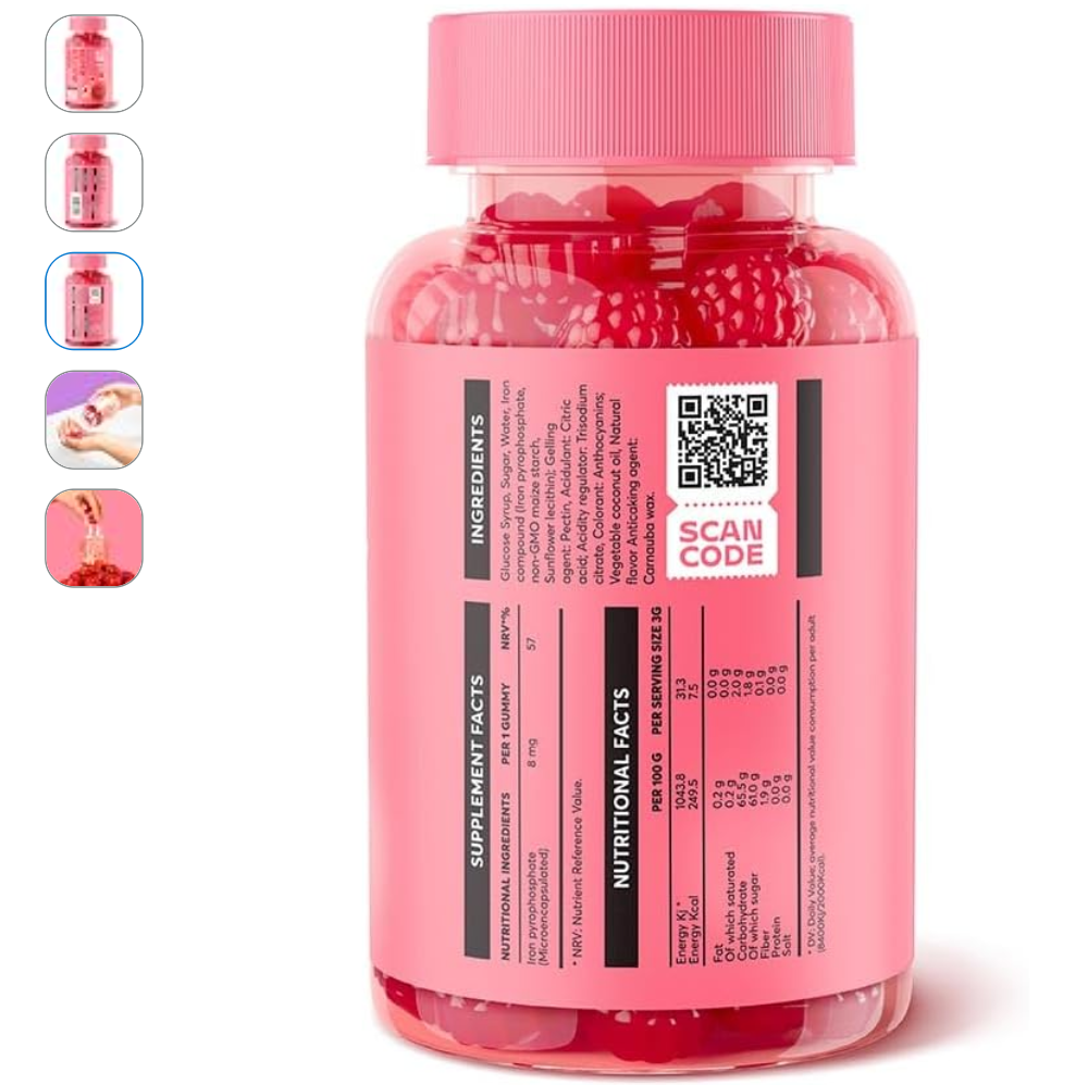 Gumellow super mellow Iron gummiesجدید
