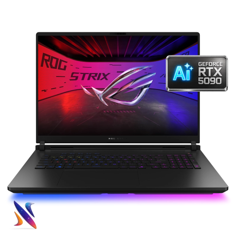 لپ تاپ 18 اینچی گیمینگ ایسوس Asus ROG Strix SCAR G835LX Core ULTRA 9-275HX 24GB 512GB 24G-RTX5090 Nvidia Graphics 240Hz جدید
