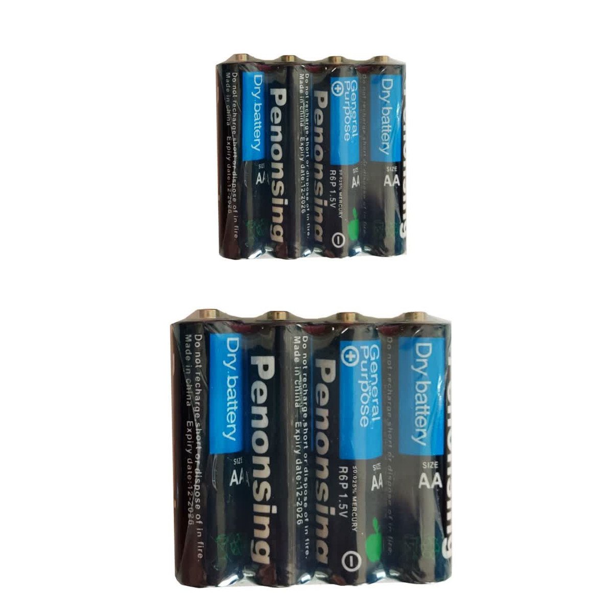 باتری قلمی و نیم قلمی پنانسینگ مدل R03 &R6C بسته 8 عددیجدید