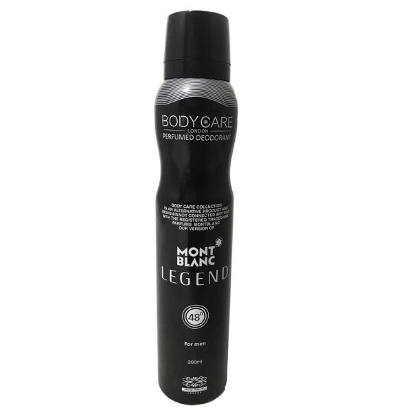 اسپری بدن لجند بادی کر مردانه حجم 200 میل Legend Body Care
