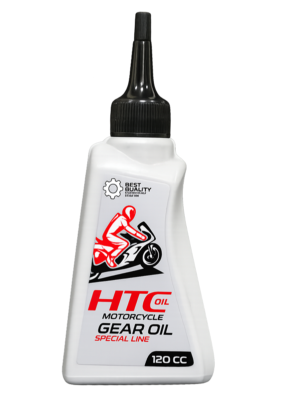 روغن گیربکس موتورسیکلت HTC OIL مدل 75W-90 حجم 120 میلیلیترجدید