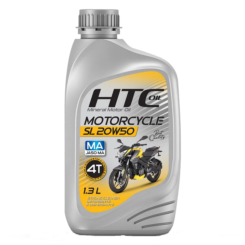 روغن موتور موتورسیکلت HTC 20W-50 SL | حجم 1.3 لیترجدید