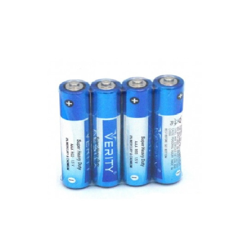 باتری قلمی وریتی مدل Zinc Carbon R6P AA بسته چهار عددی های کالا