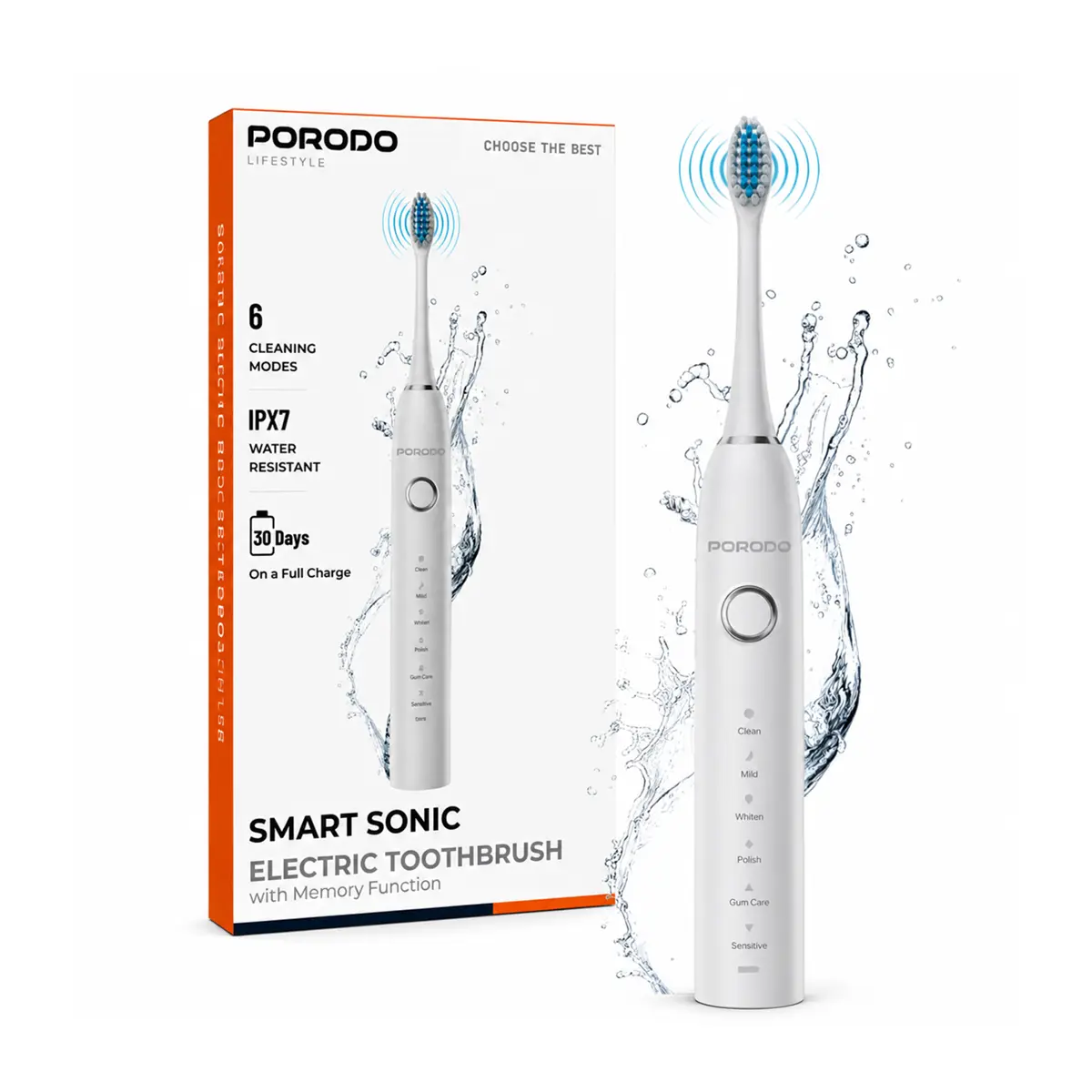 مسواک برقی سونیک پرودو مدل Lifestyle Smart Sonic – مسواک شارژی هوشمند با حافظهجدید