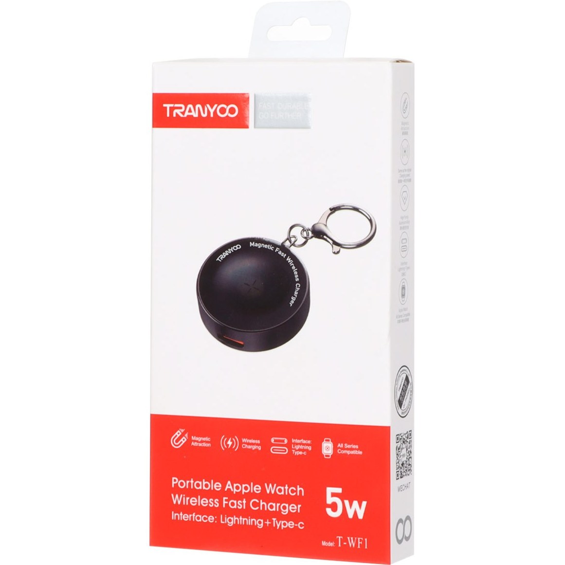 شارژر وایرلس Tranyoo مدل T-WF1 – مشکی