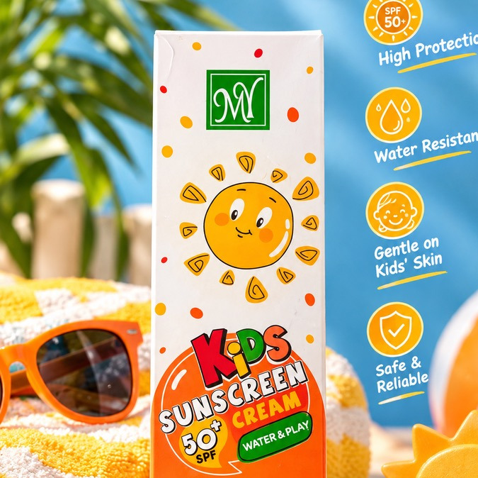 کرم ضد آفتاب کودکان SPF50 مایجدید