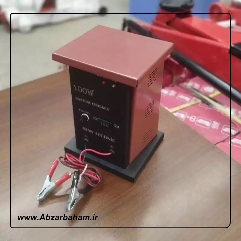 شارژر باتری خودرو 100 وات 24-12 بدون آمپرجدید