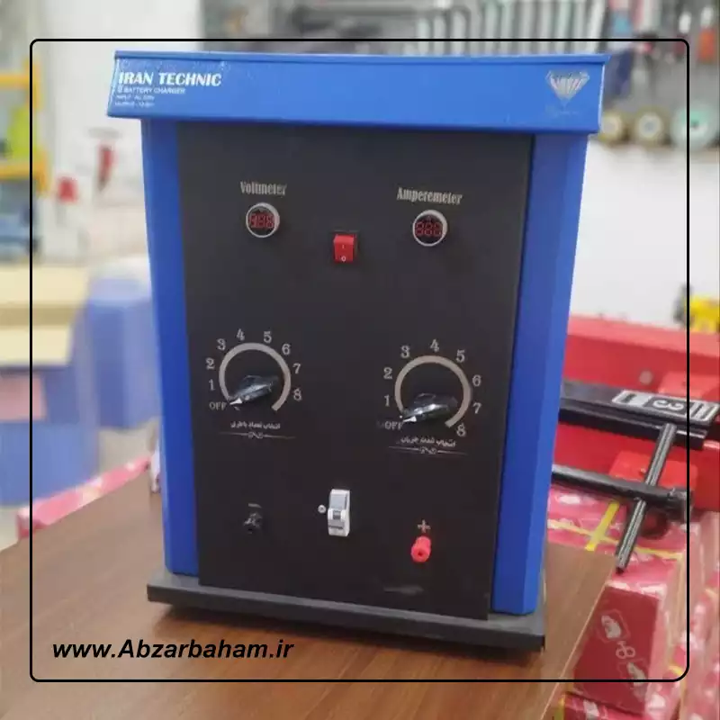 شارژر باتری خودرو مدل 8 باتری ایران تکنیکجدید