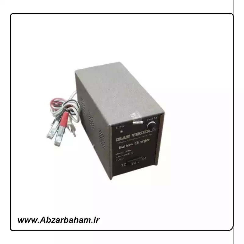 شارژر باتری خودرو 60 وات 24-12جدید