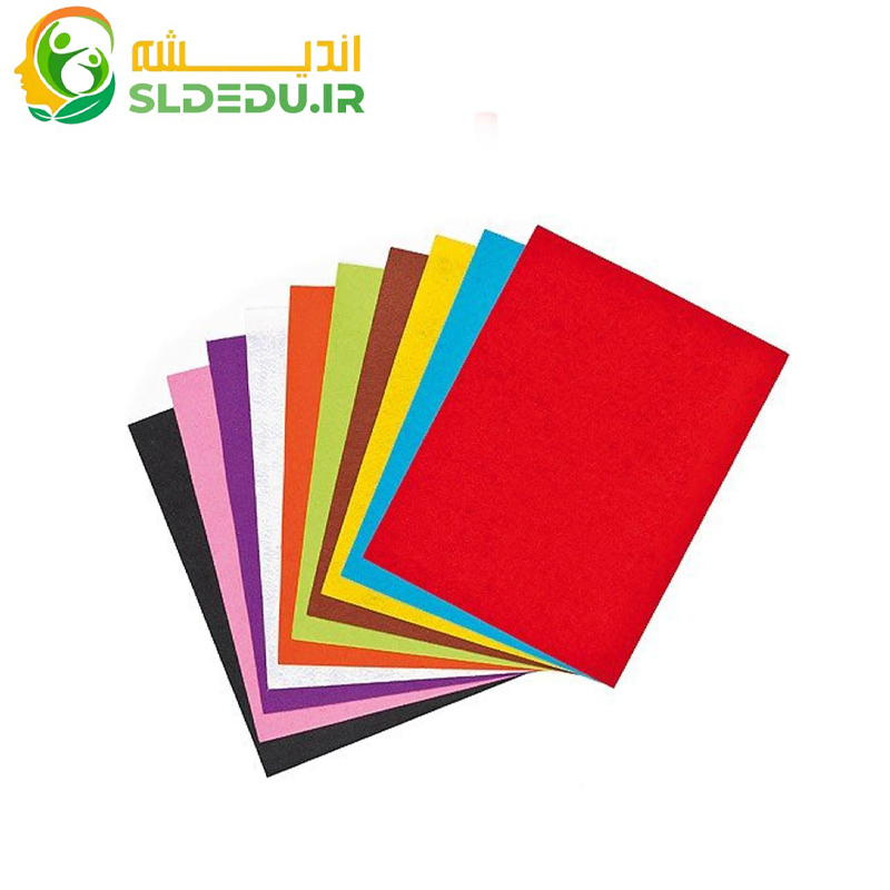 نمد A4 پارس ( بسته 10 رنگ )