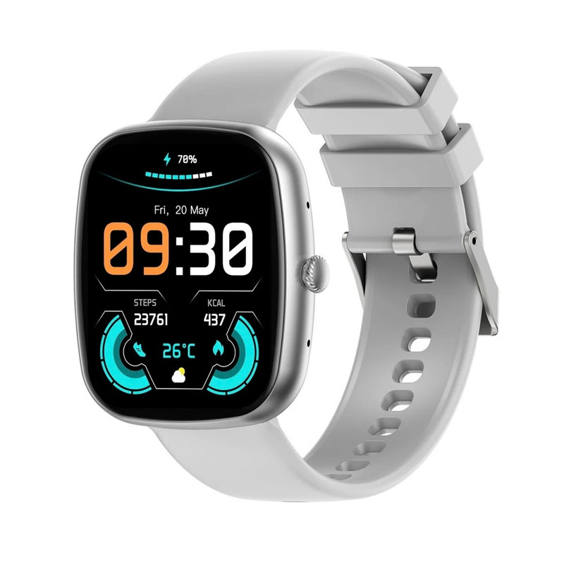 ساعت هوشمند 45 میلیمتری آکی مدل SW-2S با بند سیلیکونی، سازگار با اندروید 5.0 به بالا و iOS 9.0 به بالاجدید