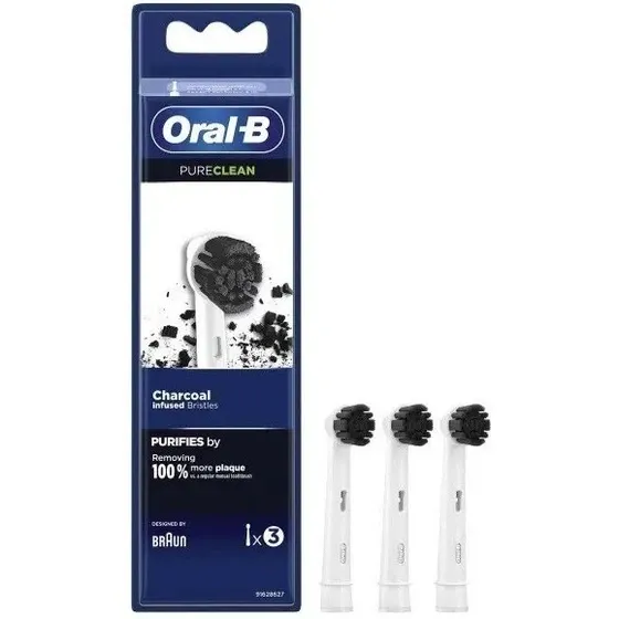 سری یدک مسواک برقی اورال بی مدل زغالی Oral-B PURECLEAN x3 Charcoalجدید