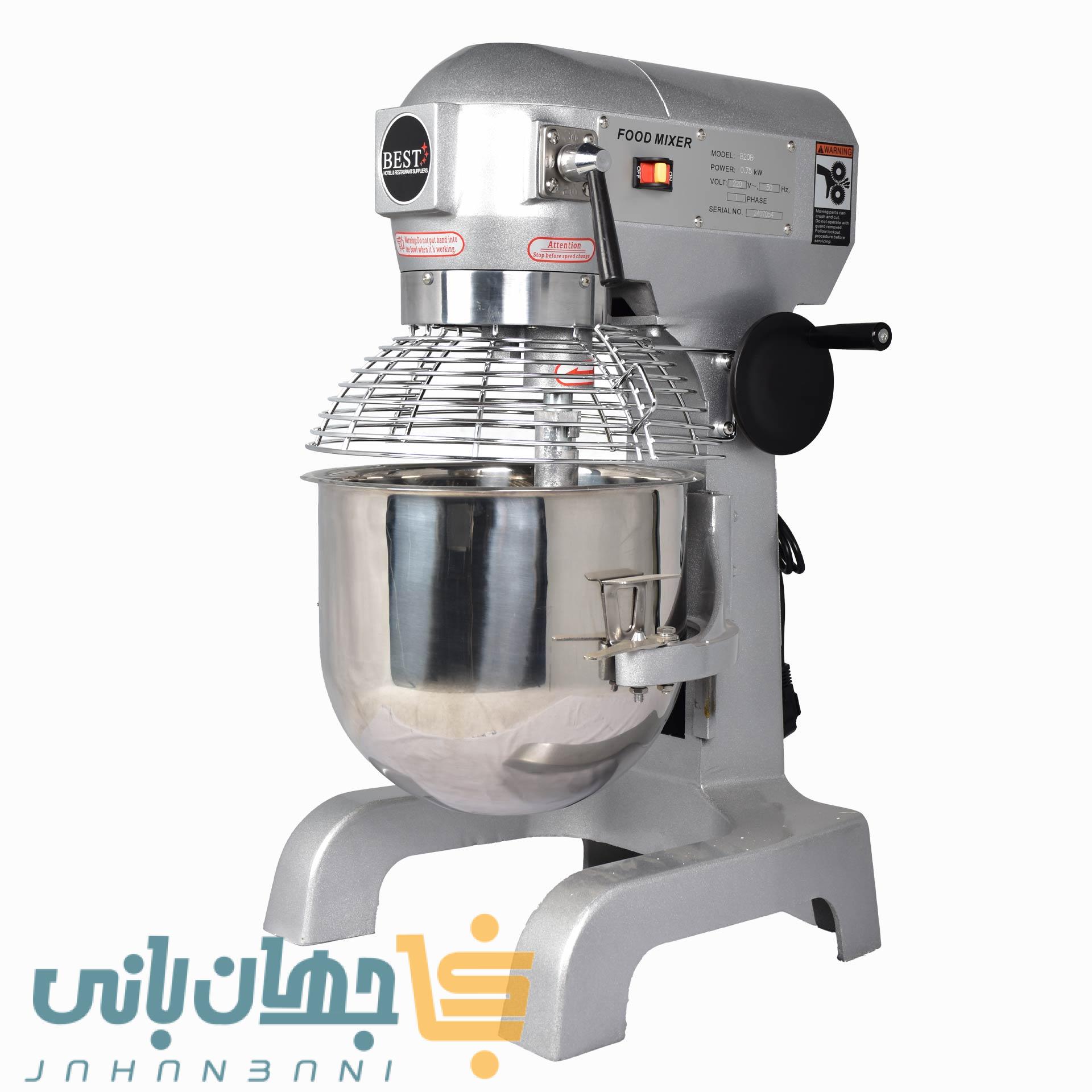 میکسر قنادی برند بست 10، 15، 20 و 30 لیتری (پس کرایه تیپاکس)