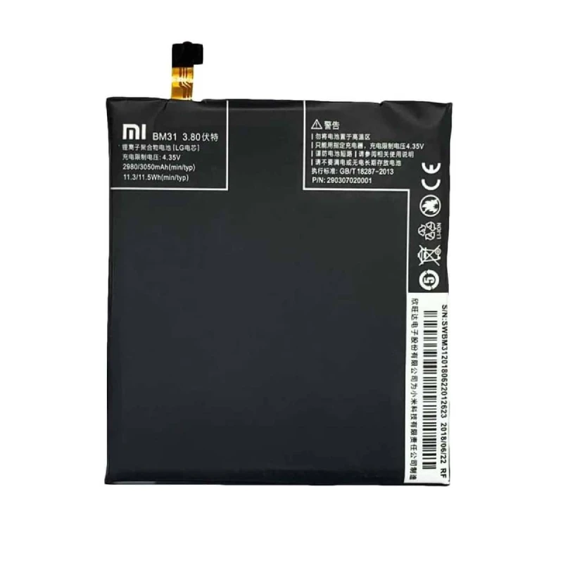 باتری گوشی شیائومی mi 3 Xiaomi مدل BM31