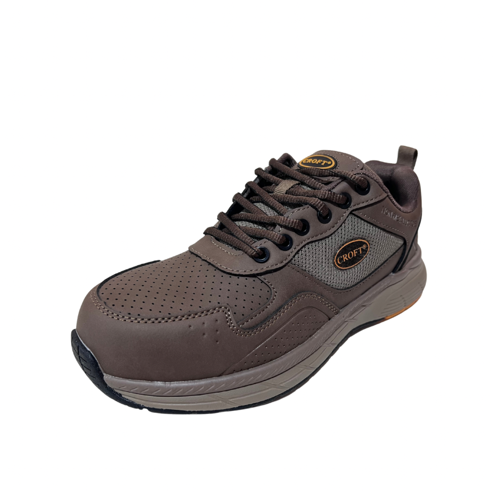 کفش ایمنی کرافت مدل SH-102 رنگ قهوهای روشنجدید