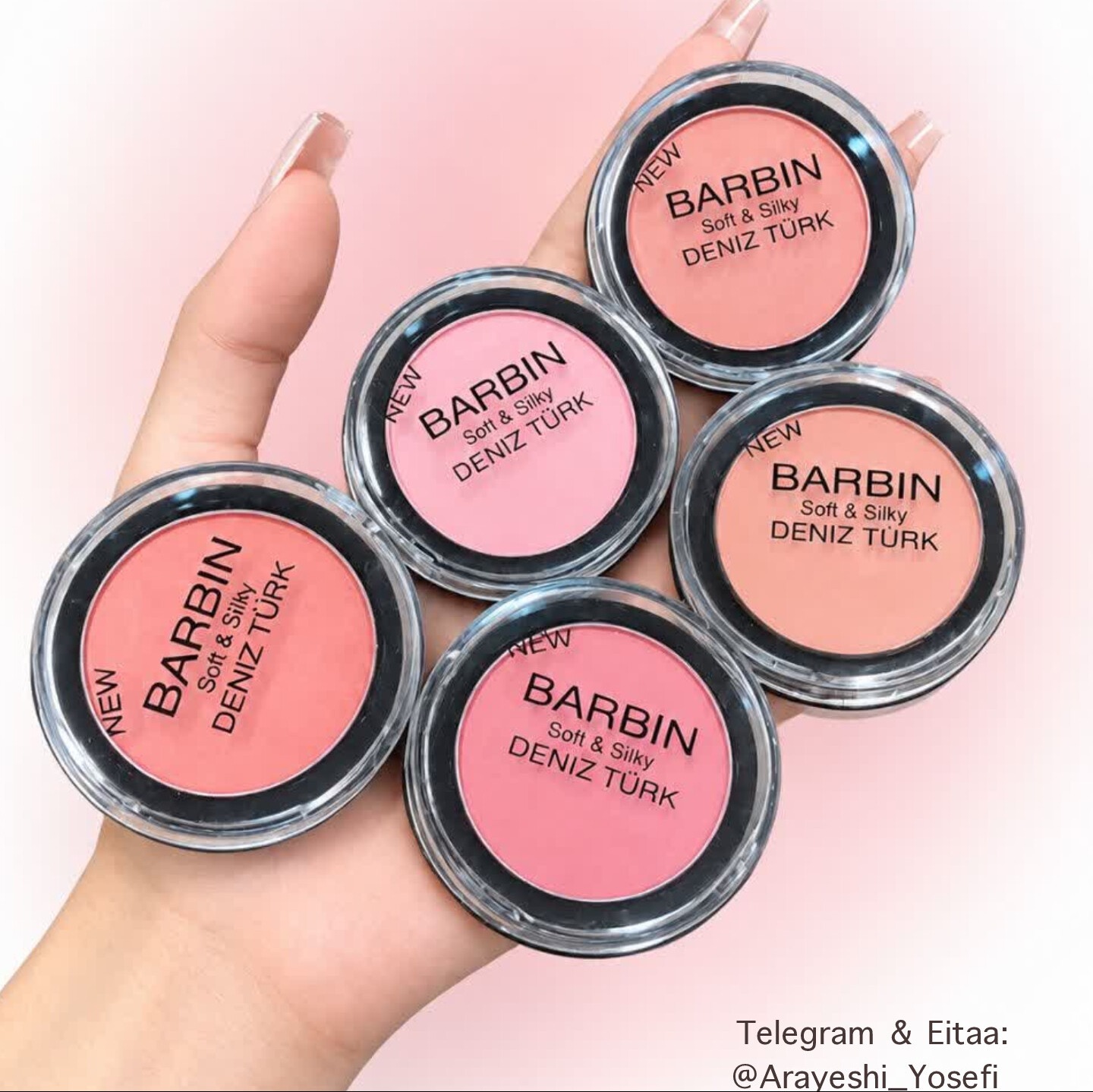 رژگونه پودری مات باربین Blush Barbin سایز مینی