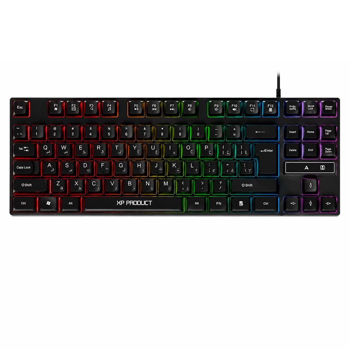کیبورد گیمینگ باسیم XP Product مدل 7500 RGB
