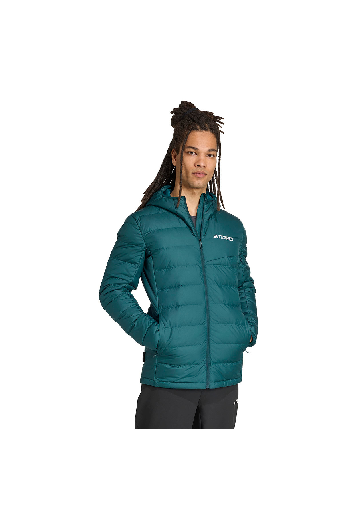 کاپشن مردانه آدیداس مدل adidas Terrex Multi Light Down Climawarm Erkek Yeil Outdoor Mont JZ9970جدید