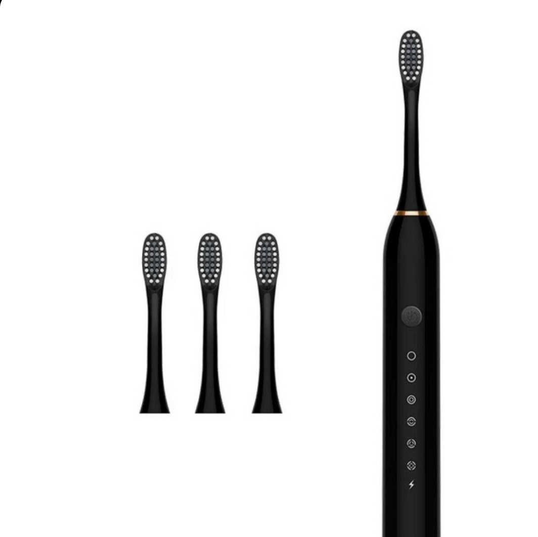 مسواک برقی شارژی X-3 شش حالته اورجینال،ضد آب IPX7 با 4 سری یدکجدید