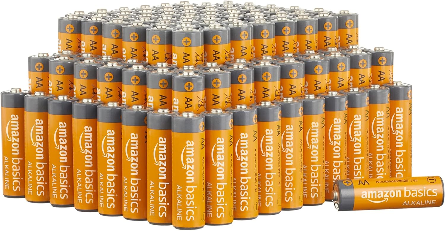 پک صد تایی باطری قلمی AA آمازون بیسیک Amazon Basicsجدید