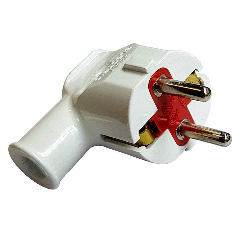 دوشاخه برق ارت دار پارت الکتریک PE5518 رنگ سفید