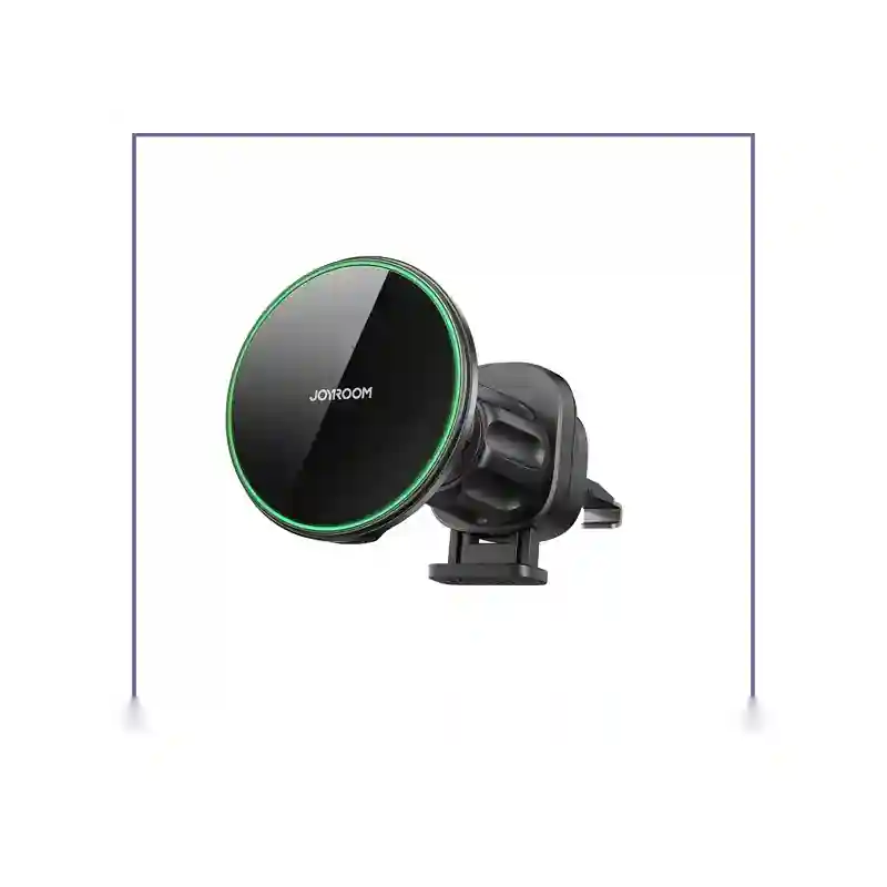 هولدر مگنتی و شارژر وایرلس دریچه کولری جویروم Joyroom Magnetic Wireless Car Charger Holder JR-ZS412جدید