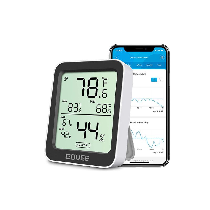 دماسنج و رطوبت سنج هوشمند گووی Govee Hygrometer Thermometer H5075جدید