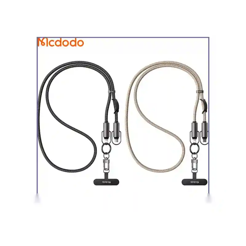 کابل شارژ تایپ سی به لایتنینگ 36 وات و بند آویز مک دودو Mcdodo CA-6820 Multifunctional Lanyard - سفیدجدید