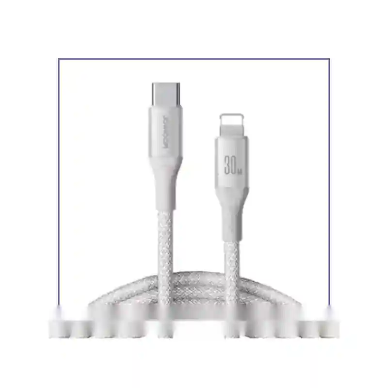کابل شارژ تایپ سی به لایتنینگ 2 متر جویروم Joyroom Type-C To Lightning 2M Cable S-A28 - سفیدجدید