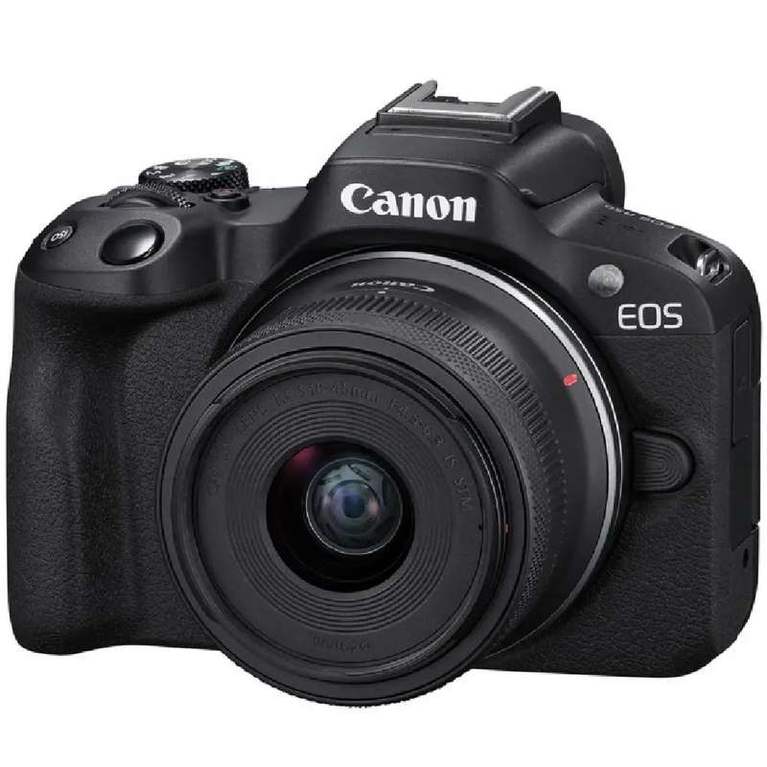 دوربین بدون آینه کانن Canon EOS R50 Mirrorless Camera Kit 18-45 &amp; 55-210 Lensجدید