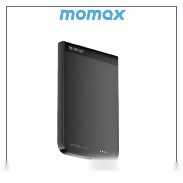 پاوربانک وایرلس 10000 مومکس Momax 1-Power S.Pass Power Bank IP162Q2 - titaniumجدید