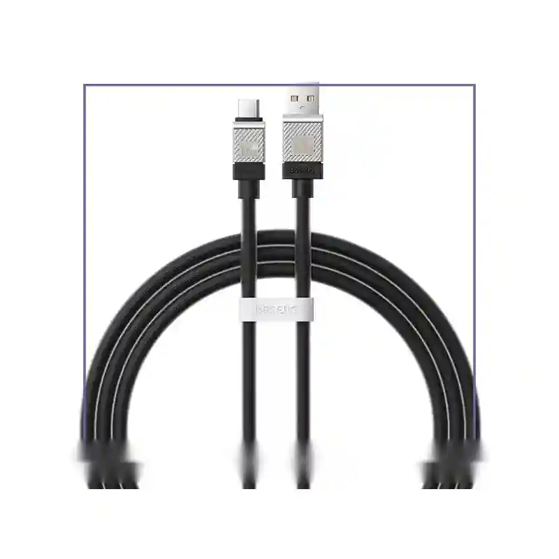 کابل شارژ 100 وات تایپ سی فست بیسوس Baseus CoolPlay Series Type-C CAKW00060 - مشکی
