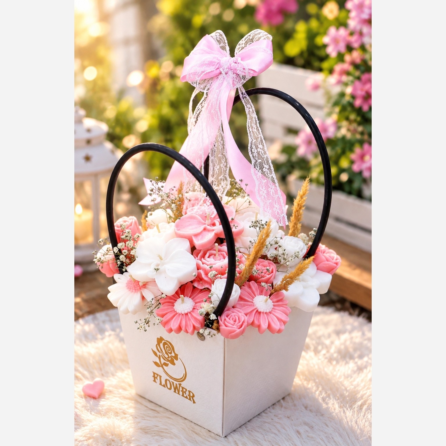 باکس گل شمعجدید