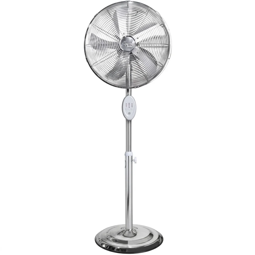 پنکه ایستاده تمام فلزی پنج پره کویین هوم مدل QH-6680