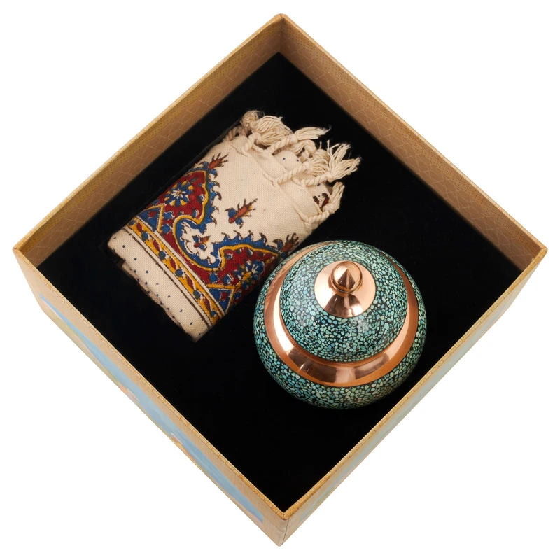 ست هدیه صنایع دستی اریسا مدل فیروزفامجدید